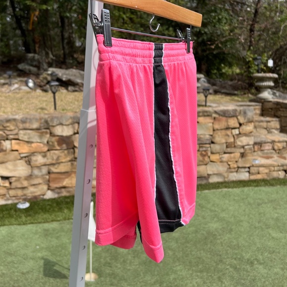 Nike Womens' Pink Shorts with Black Sides - Picture 7 of 15